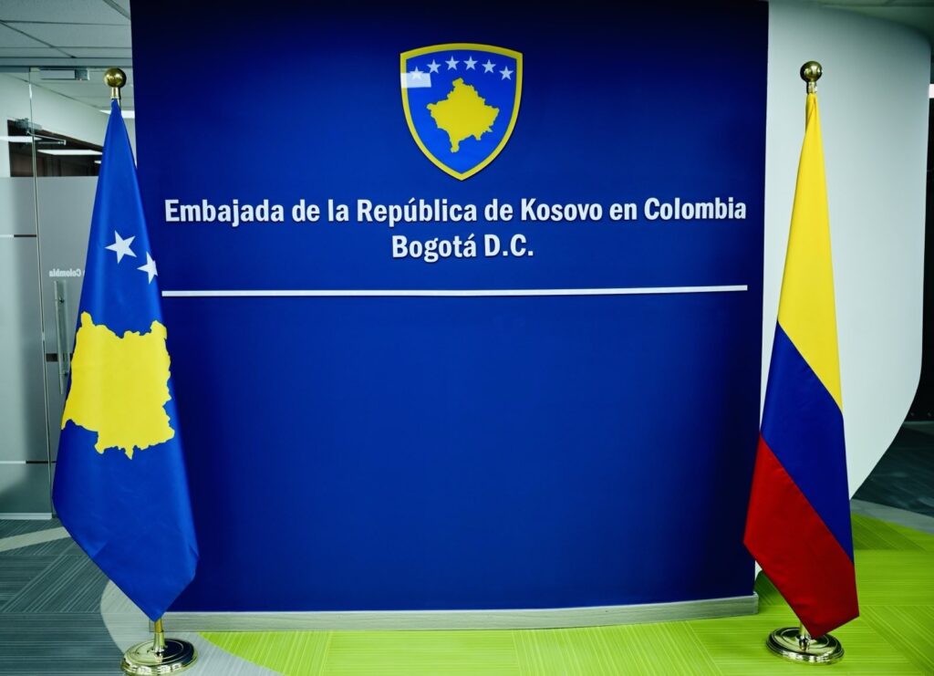 Hapet ambasada e Kosoves ne Kolumbi