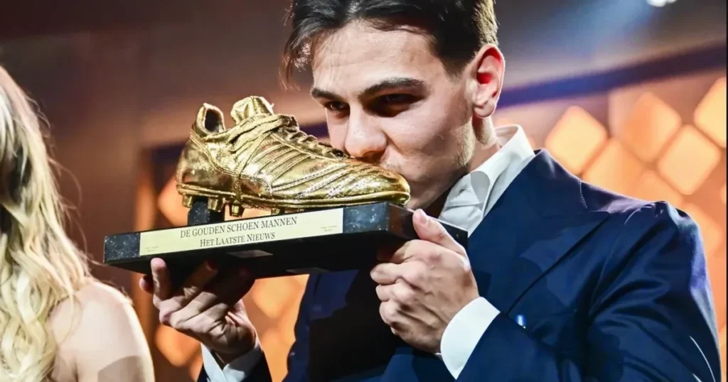 Ardon Jashari nderohet me “Këpucën e Artë” për vitin 2025 në Belgjikë